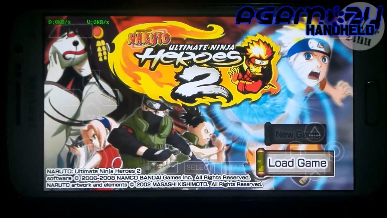 naruto ultimate ninja heroes 3 ppsspp